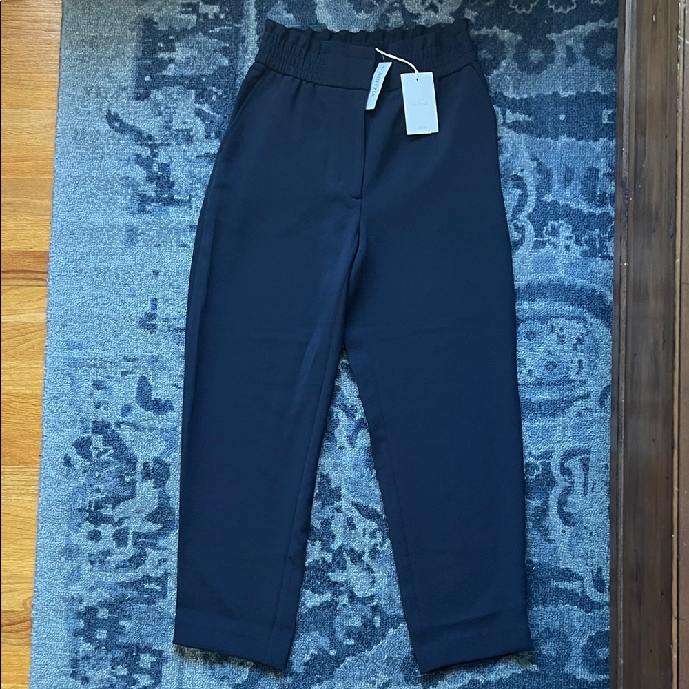Aritzia Wilfred Pants Dark Navy  size 4